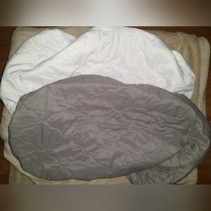 2 pc baby bassinet fitted water resistant mattress protectors